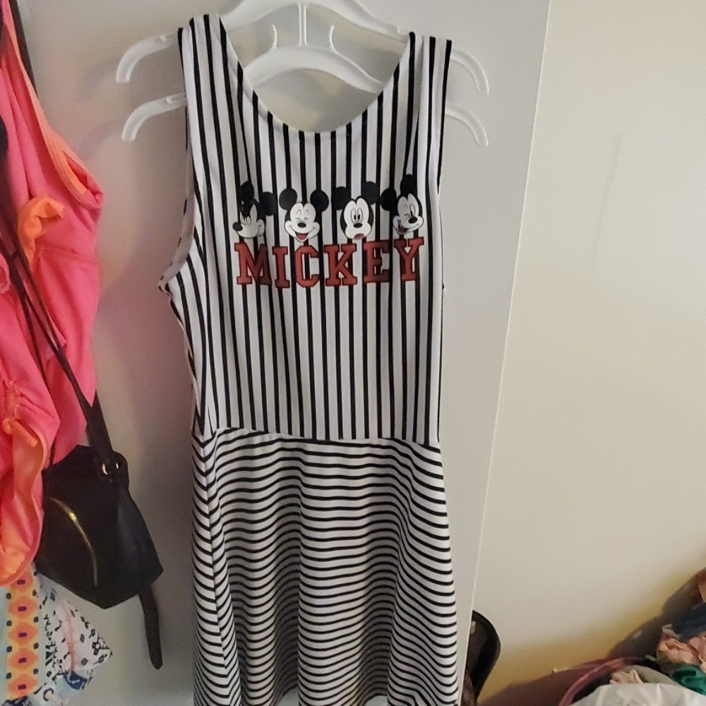 Girls Mickey Mouse jersey dress